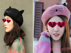 今年流行的日韩系贝雷帽 为你凹出最靓的冬日造型